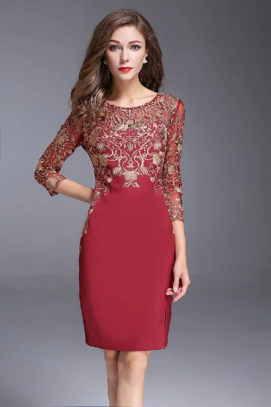 Can't Resist Embroidered Lace Dress
