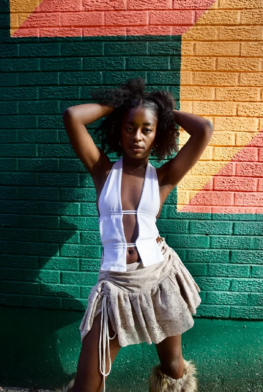Low Prices Barely There Top White