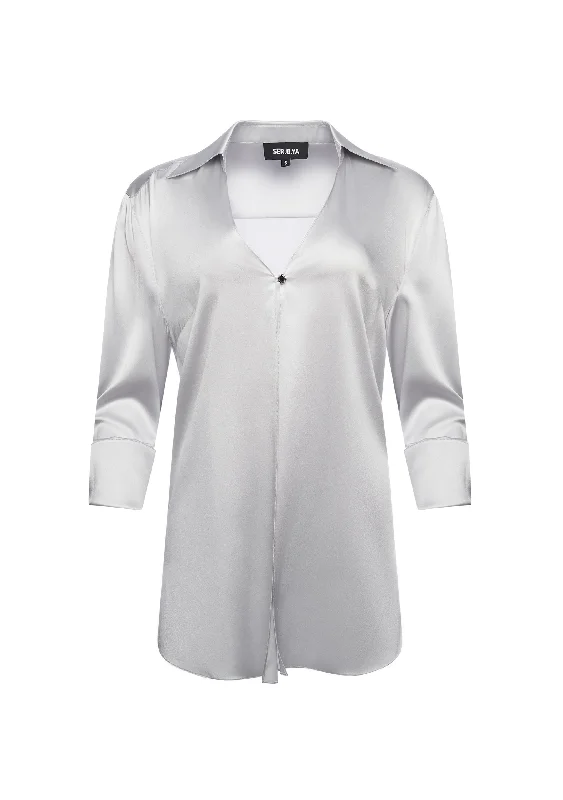 Hurry Up Pamela Silk Blouse