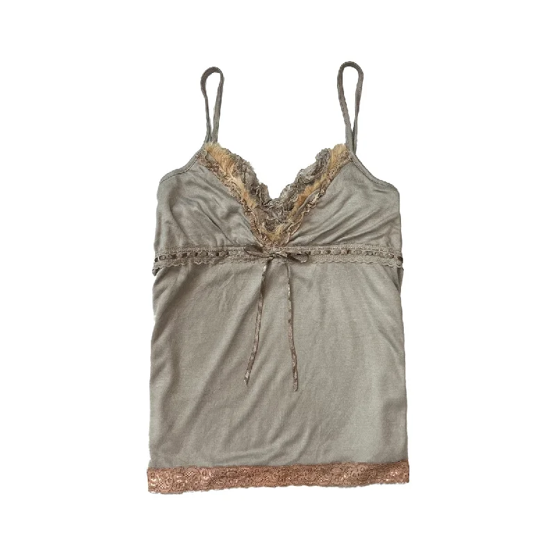 Exclusive Savings Fur Lace Camisole