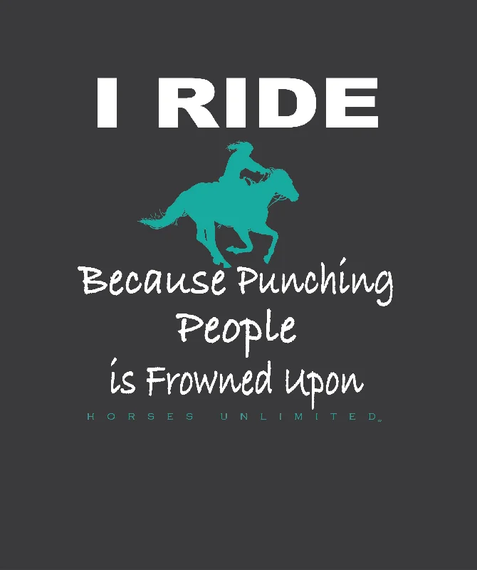 Sale Event Women's Horses Unlimited Punching T-Shirt #UH-7670