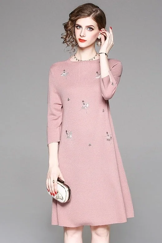 Shop Now Ballet Girl Beaded Tencel Dress