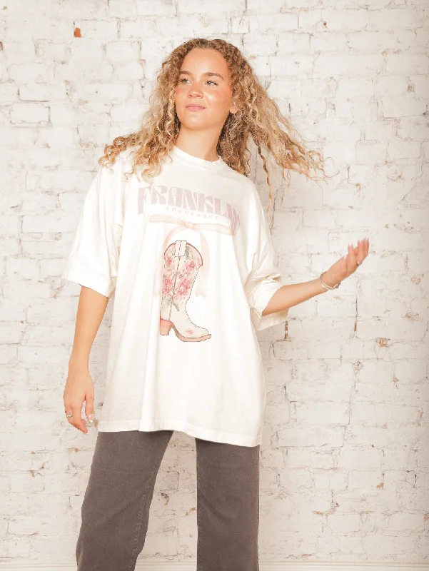 Weekend Specials to Delight Franklin Boot & Bow Tee