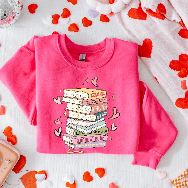 Weekend Shopping Extravaganza Valentine Books Sweatshirt