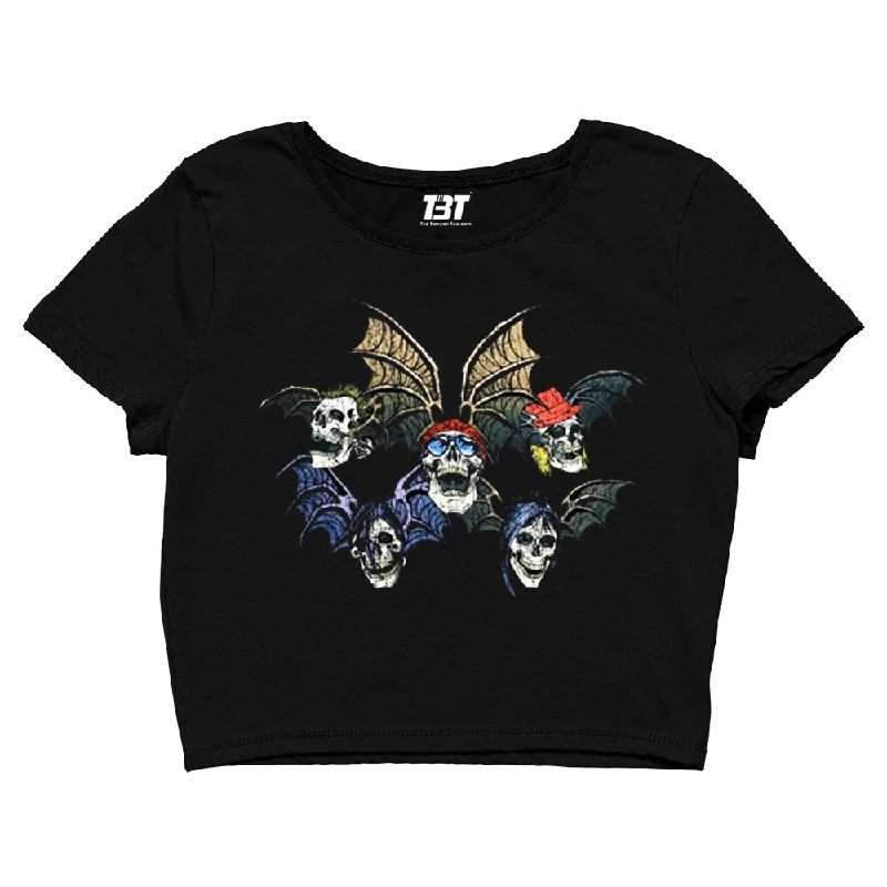 Best Choice Avenged Sevenfold Crop Top - Death Bats