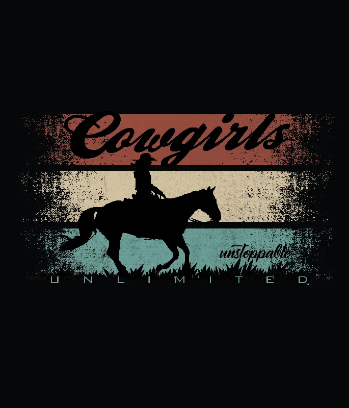 Savings Event Women's Cowgirls Unlimited Unstoppable T-Shirt #CG-1240