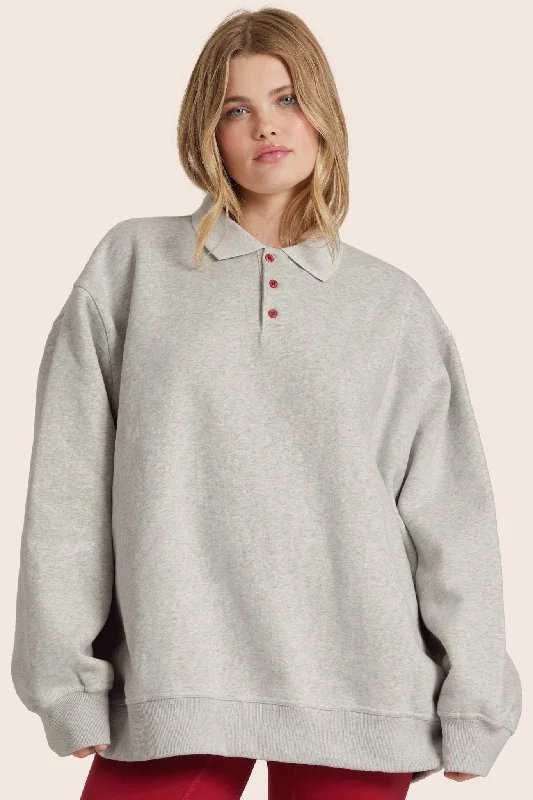 Bargain Blast SET X PARKE SWEAT RUGBY - PARKE HEATHER GREY