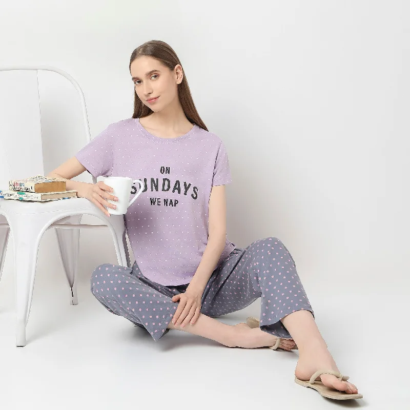 Unmissable Sale Regular Fit Printed Lounge T-Shirt