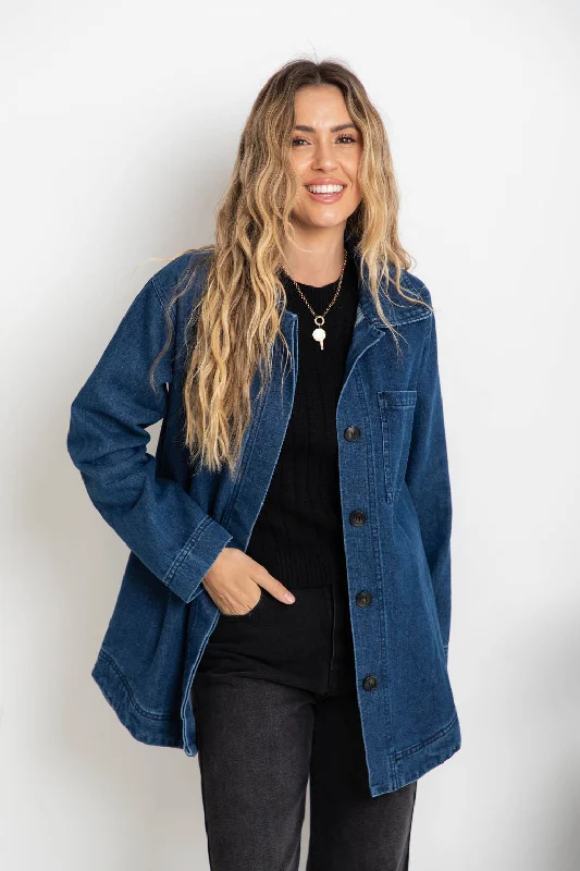 Don’t Miss Out Sonny Denim Jacket - Dark Wash