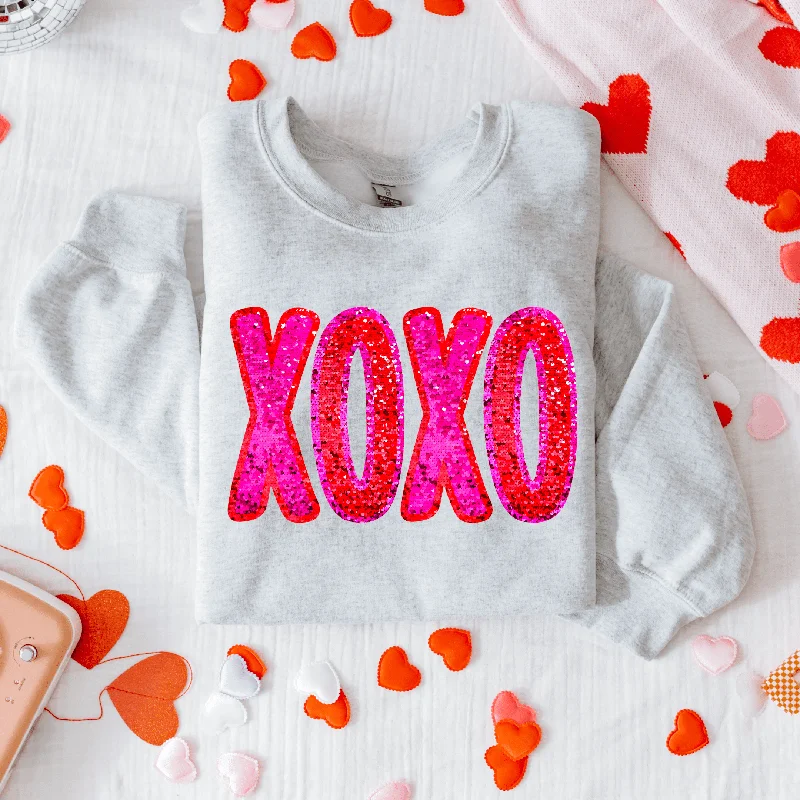 New Deals Faux XOXO Sweatshirt
