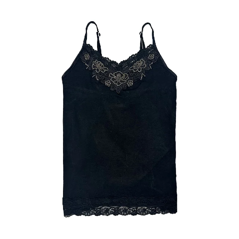 Major Savings 00s Beaded Rose Lace with Back Butterfly Cami