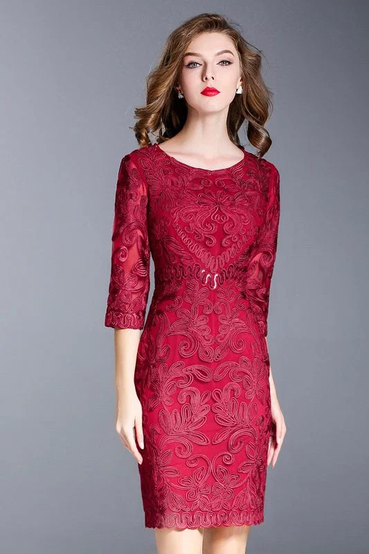 Online Specials All Embroidered Dress W/ Sequin
