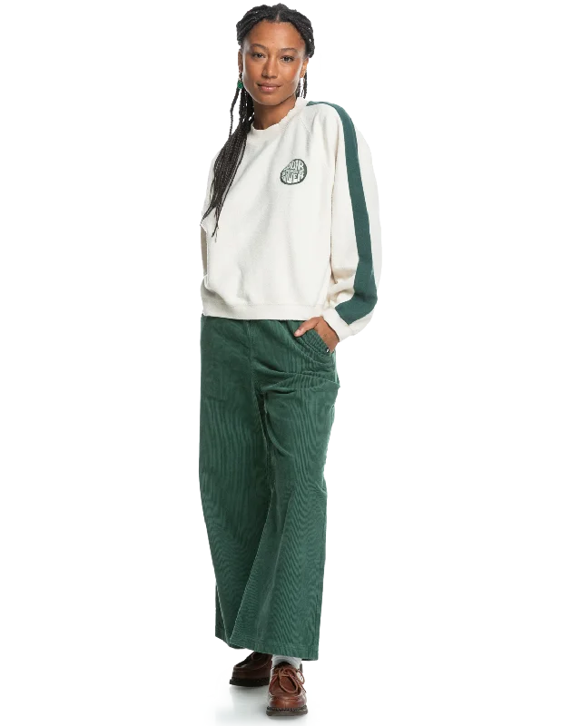 Crazy Savings Uni Block Crew Sweatshirt in Birch
