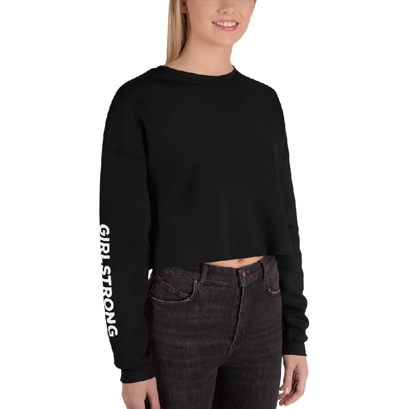 Super Sale EVERYDAY FLEECE CROPPED SWEATSHIRT BLACK