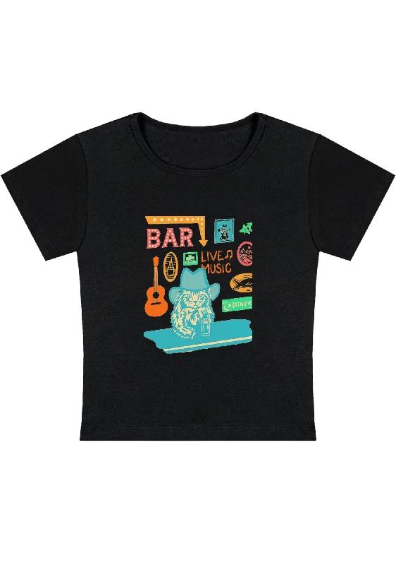 Price Drop Bar Live Music Catnip Soda Y2K Baby Tee