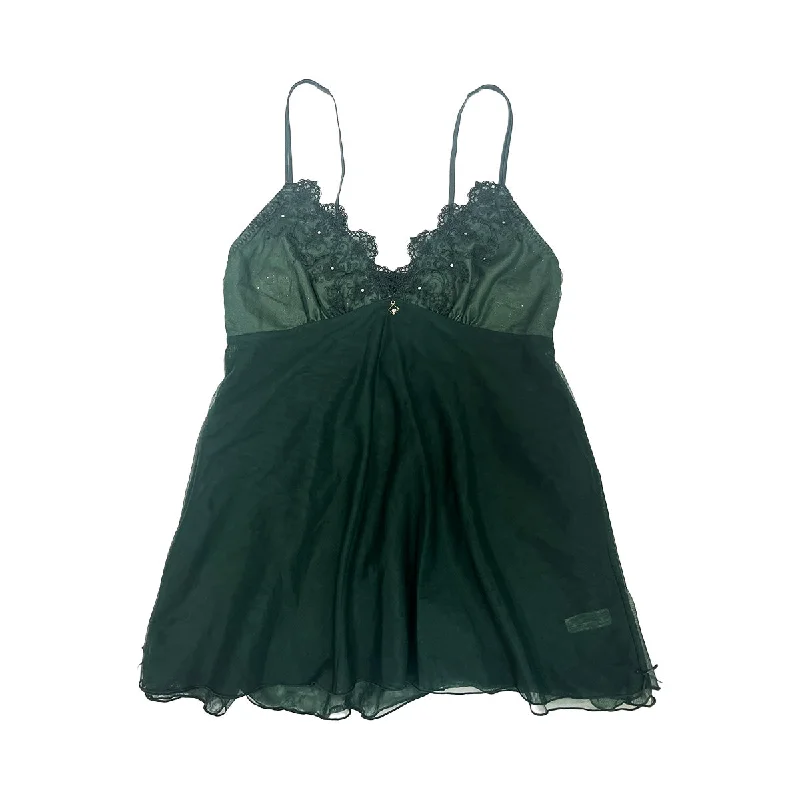 Weekend Specials to Savor Lace Trim Mesh Camisole