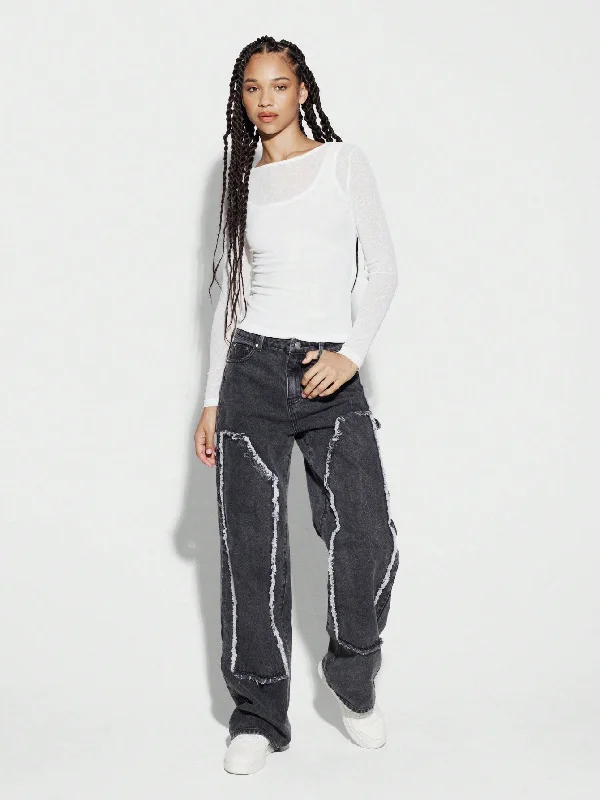 Price Drop SUMWON WOMEN Double Layer Long Sleeve Second Skin Top