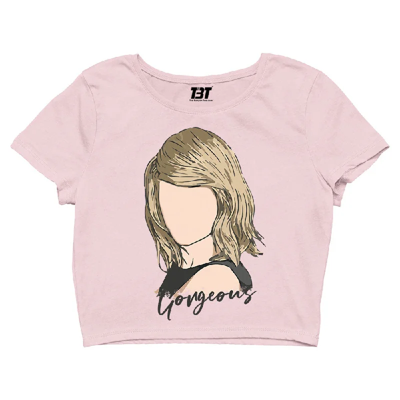Online Only Taylor Swift Crop Top - Gorgeous