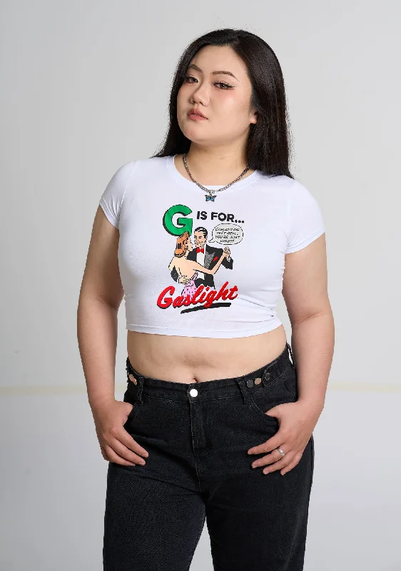 Big Savings Curvy G Is For Gaslight Baby Tee