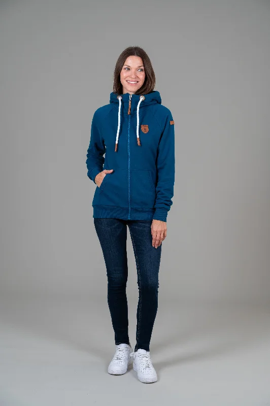 Take Advantage Hera Real Teal Full-Zip Hoodie