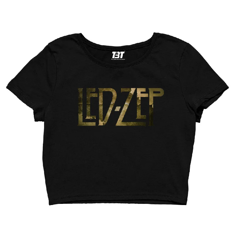 Steal Deal Led Zeppelin Crop Top - Led Zep