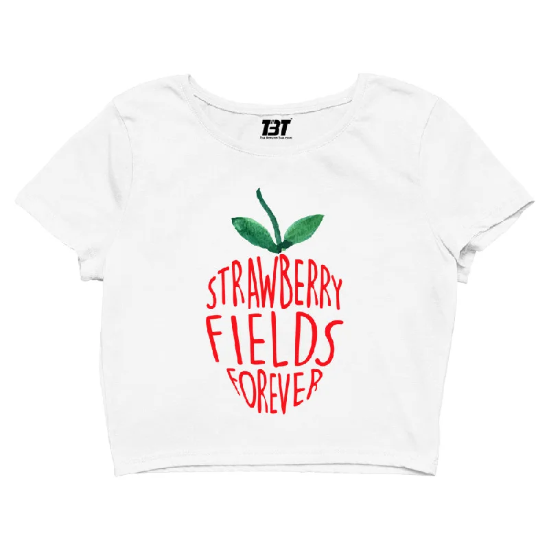 Must-Have Deals The Beatles Crop Top - Strawberry Fields