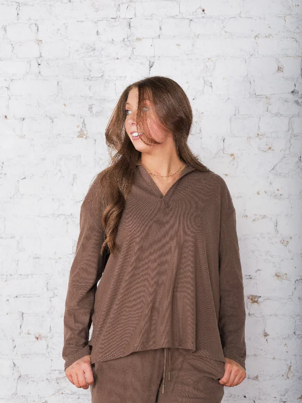 Act Now Edith Collared Top