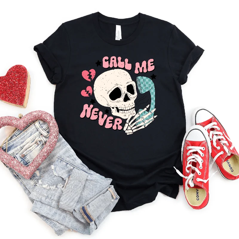 Deal of the Day Call Me Never Graphic Tee
