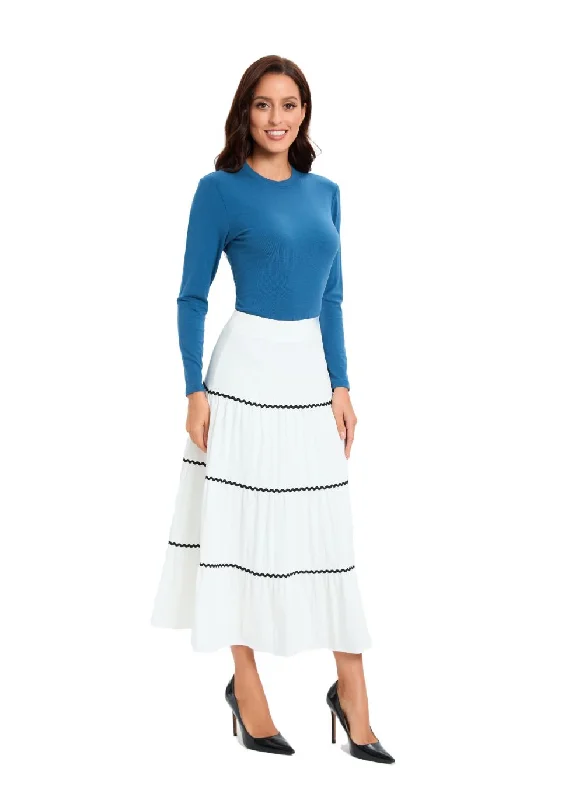Shop Now Blue Knit Top