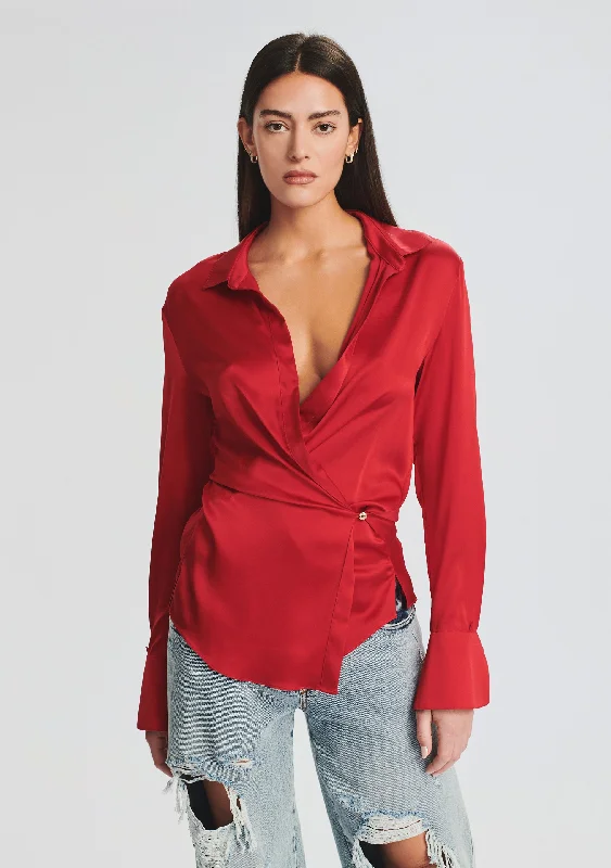 Weekend Deals That Spark Karry Silk Shirt