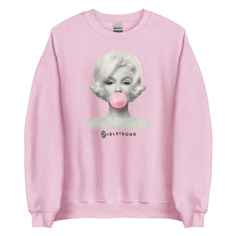 Low Cost THE ESSENTIAL UNISEX SWEATSHIRT PINK MARILYN MONROE