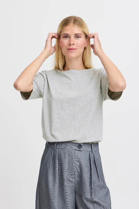 Midnight Sale B.Young Pamila Half Sleeve Crew Neck T-Shirt