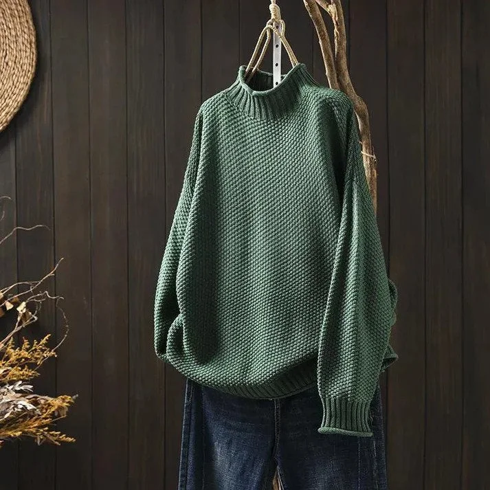 Weekend Discounts You Deserve ELERI™ | KNITTED TURTLENECK
