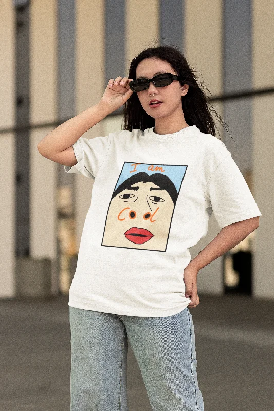 Markdowns I Am Cool:  Aesthetic - Half Sleeve T-Shirts