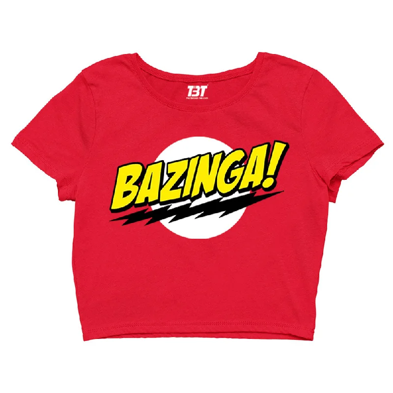 Inventory Reduction The Big Bang Theory Crop Top - Bazinga