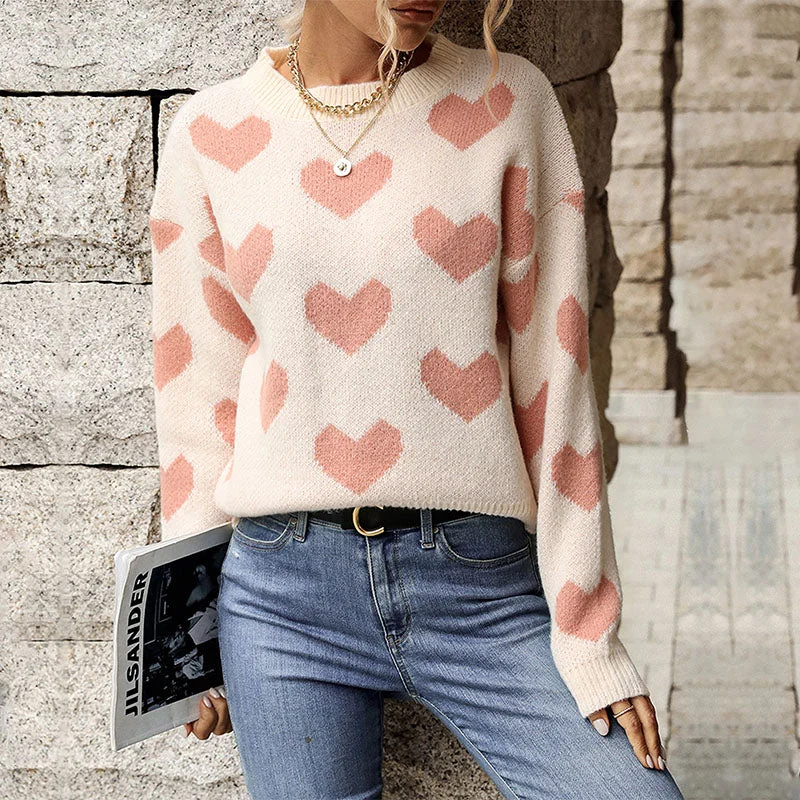 Clearance Event 2022 Fall Winter Women Knit Clothing Famous Brand Long Sleeve Knit Pullover Designer Crew Neck Long Knitting Sweater