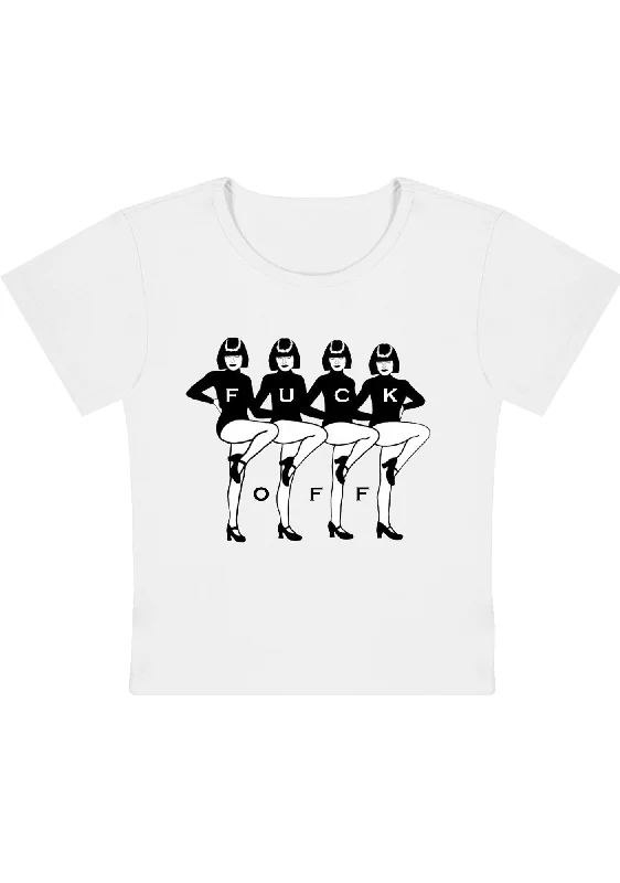 Overstock Clearance F Off Dancing Girls Y2K Baby Tee