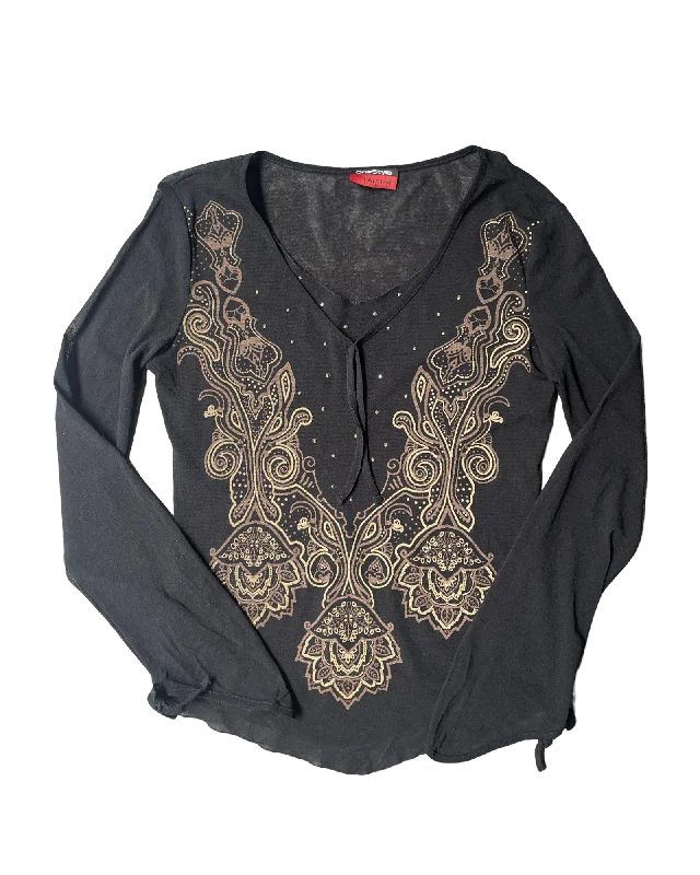 Deal Dash Vintage Y2K Pattern Top