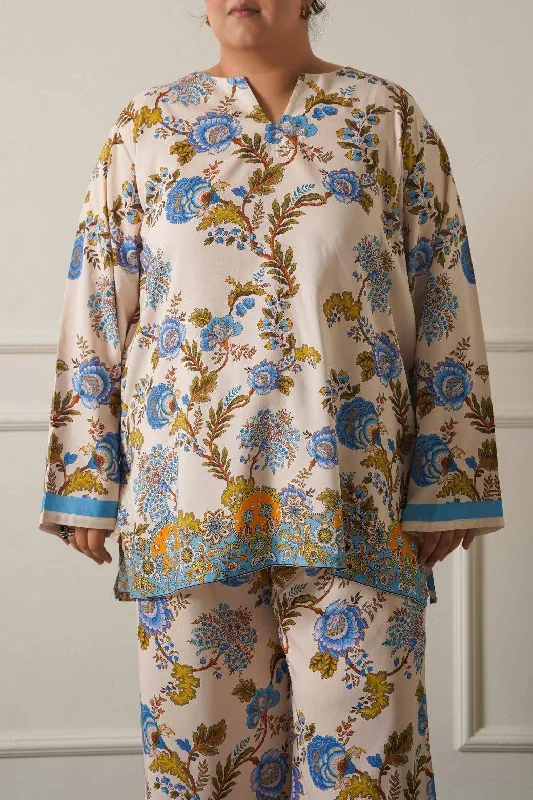 Mega Sale HYDRANGEA CHINTZ PRINTED TOP