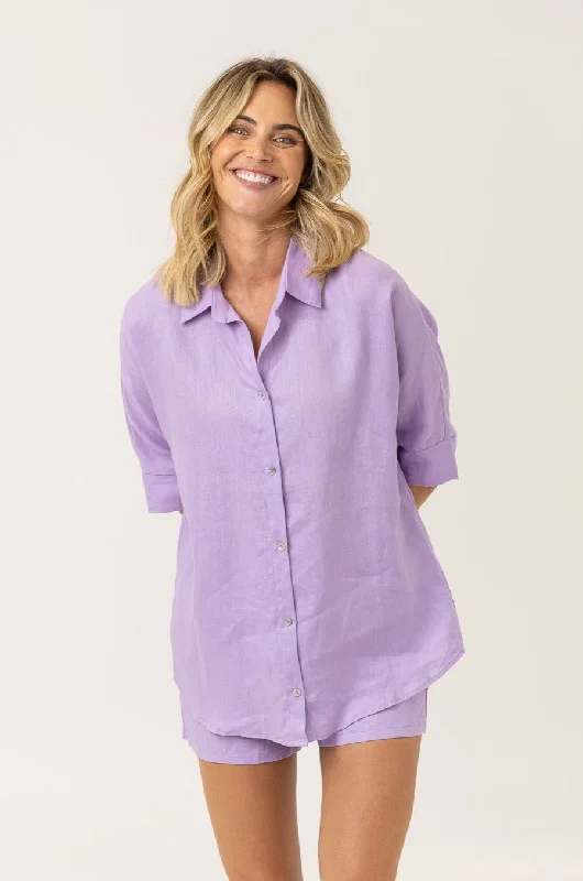 Holiday Sale FLEUR SHIRT - Lilac