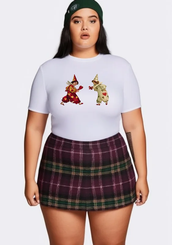 Early Access Curvy Heart Bow Knot Kids Baby Tee