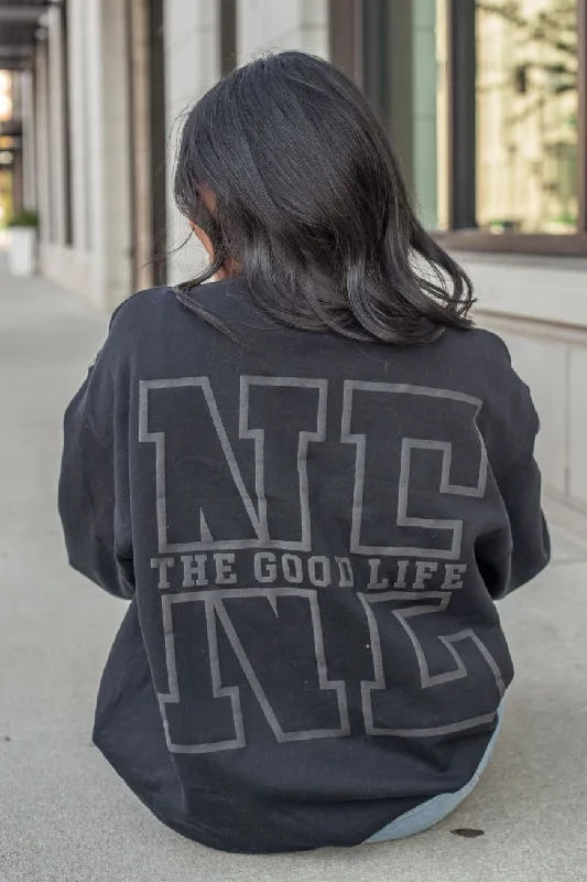 Clearance Sale NE Crewneck Sweatshirt (Black)