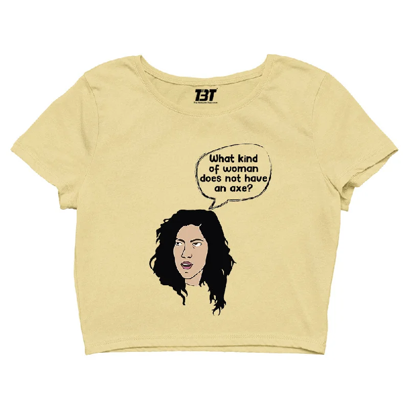 Sale Event Brooklyn Nine-Nine Crop Top - What Kind Of Woman - Rosa Quote