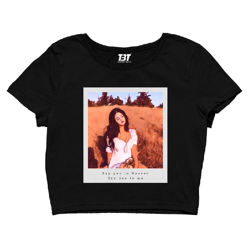 Savings Event Lana Del Rey Crop Top - Say Yes To Heaven