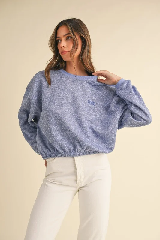 Low Prices Malibu Vintage Sweatshirt - Blue Purple