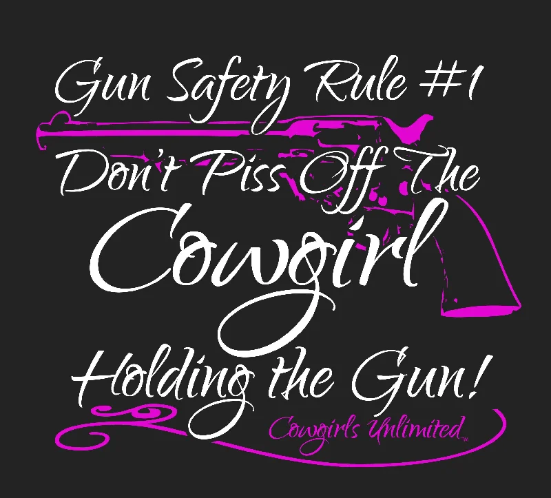 Warehouse Sale Women's Cowgirl Unlimited Safety T-Shirt #CG-1193