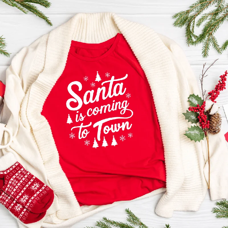 Bargain Alert Santa is Coming to Town Graphic Tee