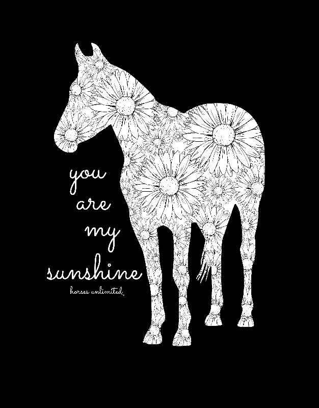 Special Discount Women's Horses Unlimited Sunshine T-Shirt #UH-7683
