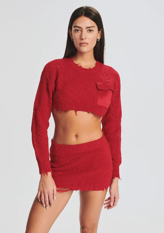 Bargain Bin Cropped Devin Sweater