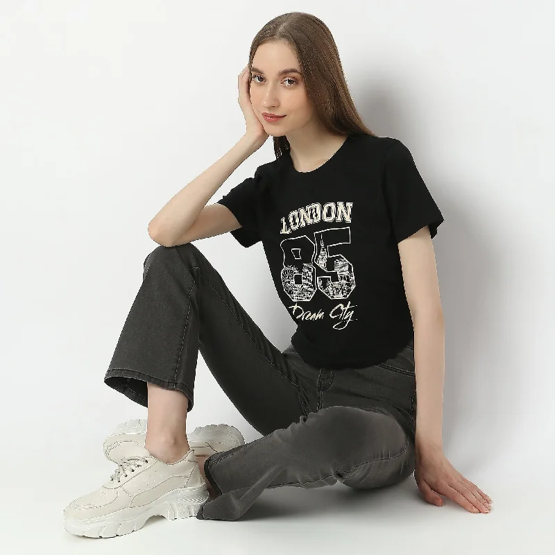 Amazing Deals Slim Fit Printed T-Shirt